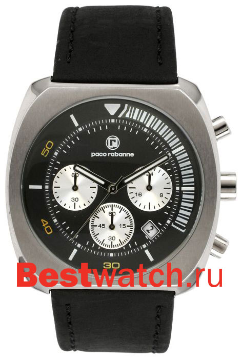 Часы Paco Rabanne Gent Leather Round PRH987_CA